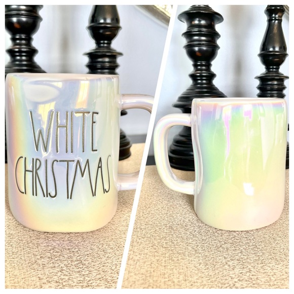 🆕Rae Dunn WHITE CHRISTMAS Ceramic Mug - Picture 1 of 6